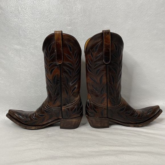 Old Gringo Men\'s Sz 8.5 B NARROW Cowboy Boots